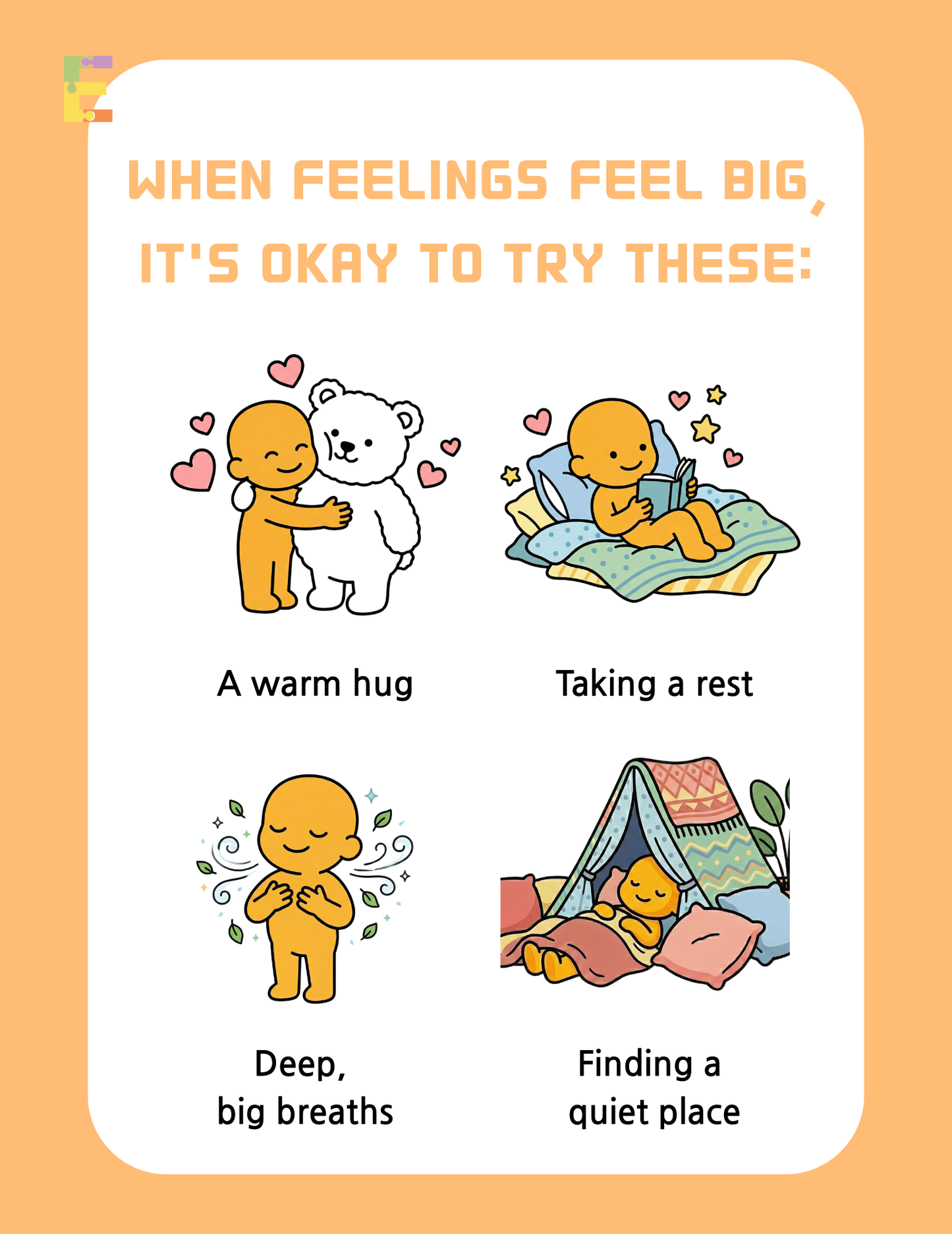 3-4yrs Daily Emotion Workbook | Emotional Regulation and Problem Solving Worksheets